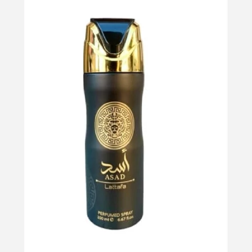 اسپری  عطر لطافه اسد مشکیLattafa Asad Body Spray