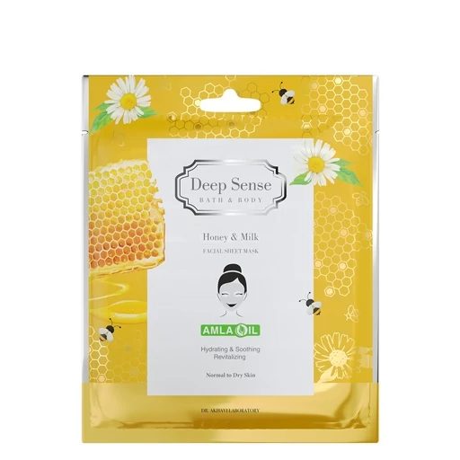 ماسک صورت نقابی شیر و عسل دیپ سنس