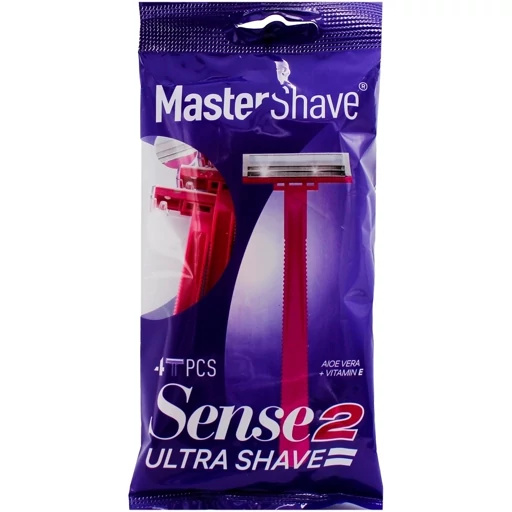 تصویر خودتراش مردانه 2 لبه Sense مستر شیو 4 عددی 
