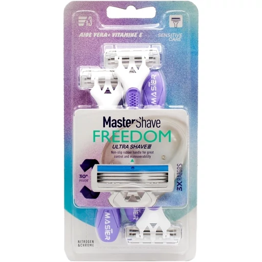 تصویر خودتراش 3 لبه Freedom مستر شیو 3 عددی 