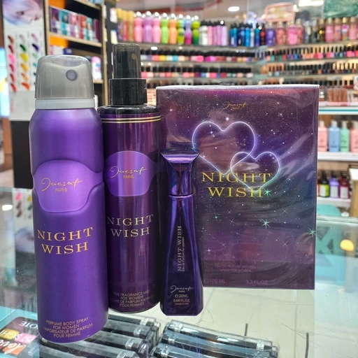 پک ادکلن/ عطر/ بادی اسپلش/ اسپری زنانه نایت ویش ژکساف