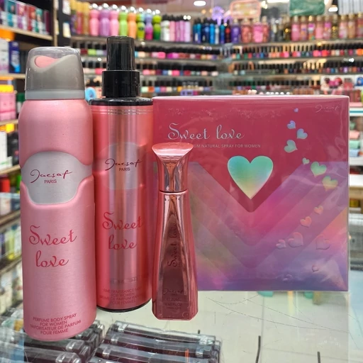 پک ادکلن/ عطر/ بادی اسپلش/ اسپری زنانه سوئیت لاو ژکساف
