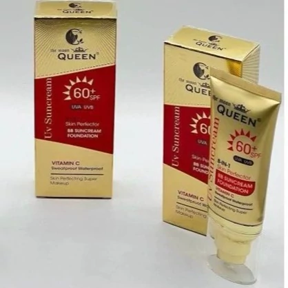 ضدآفتاب بی رنگ spf 60 کویین